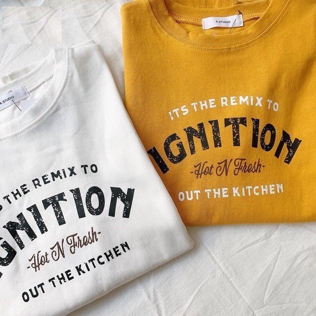 Áo Thun Ignition Form Rộng PEONYB Nữ [FREESHIP]  Phông tay lỡ in hình vintage phong cách 3158 đẹp hàn quốc Ulzzang