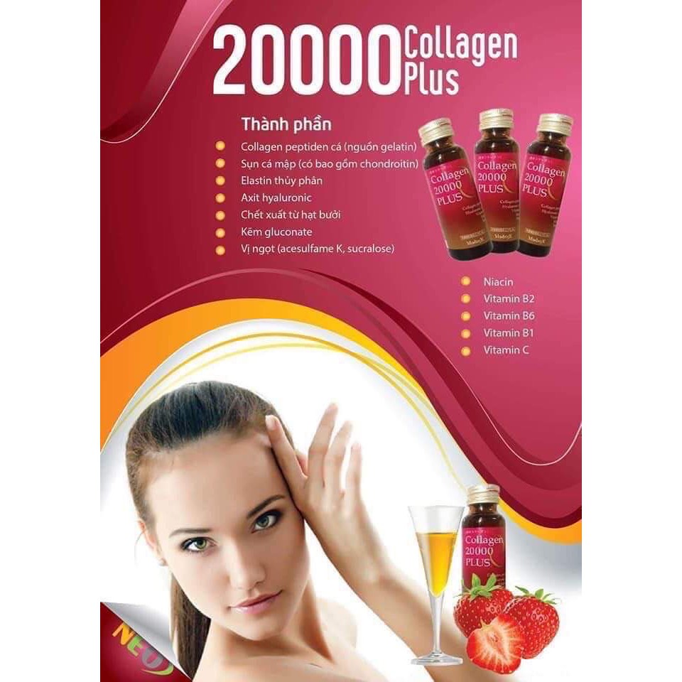 (Đại lý PP chính hãng) NƯỚC UỐNG ĐẸP DA COLLAGEN 20000 PLUS NHẬT BẢN - Shop Authentic Product | BigBuy360 - bigbuy360.vn