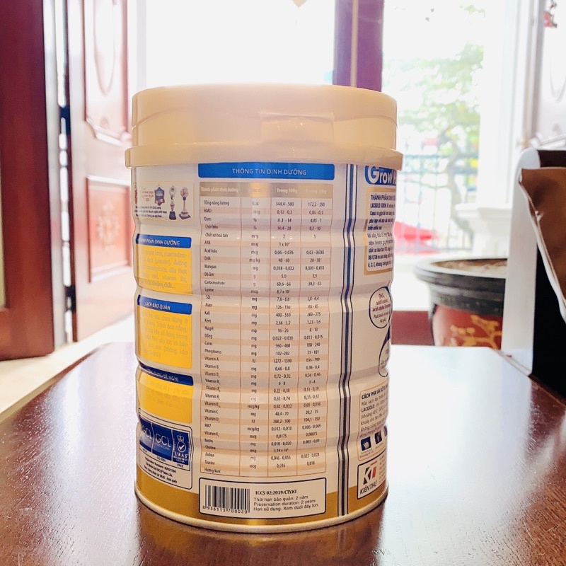 Sữa bột Lacgold GROW IQ  900g Giúp bé phát triển chiều cao vượt trội