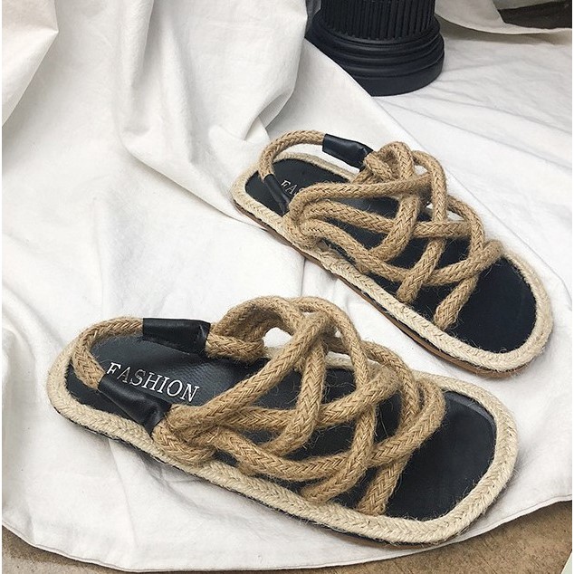 [ORDER] D04_Giày nữ dây dù đan chéo phong cách nữ tính | BigBuy360 - bigbuy360.vn