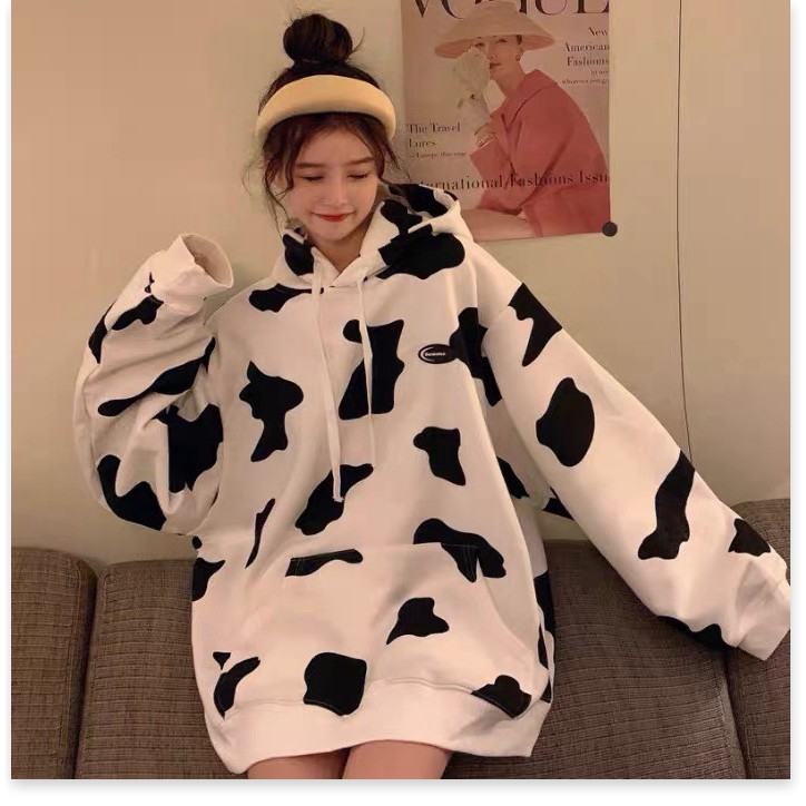 ÁO KHOÁC HOODIE SWEATER CHUI ĐẦU BÒ LOANG SIÊU CUTE NAM NỮ ĐỀU MẶC ĐƯỢC HÀNG Y HÌNH MIDU FASHION