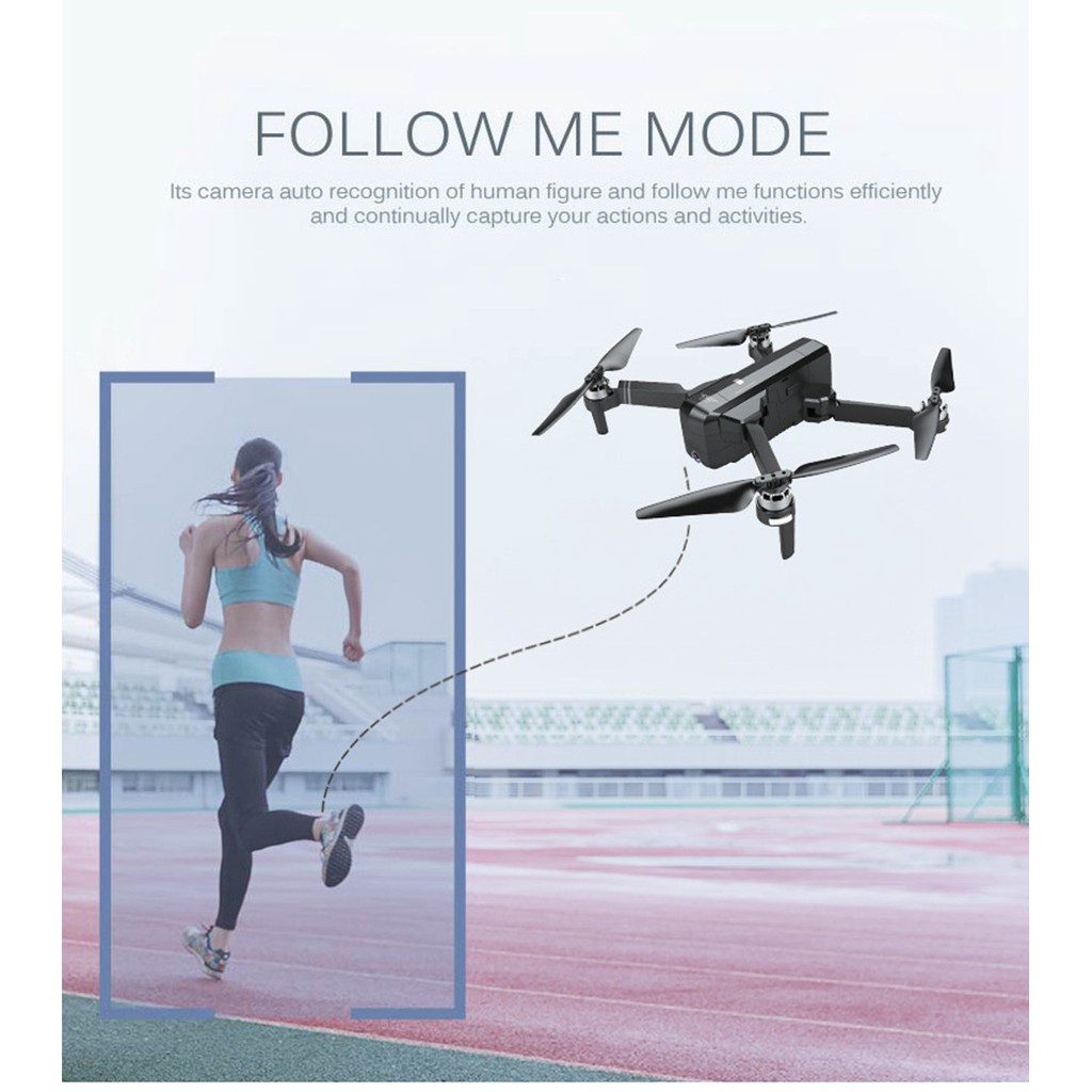 Máy Bay Flycam SJRC F11 Động Cơ Không Chổi Than Camera 5G 1080P- Bay 25 Phút xa 1200m shoptoy