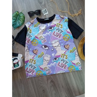 áo thun bigsize nam nữ[it's my life] KY100