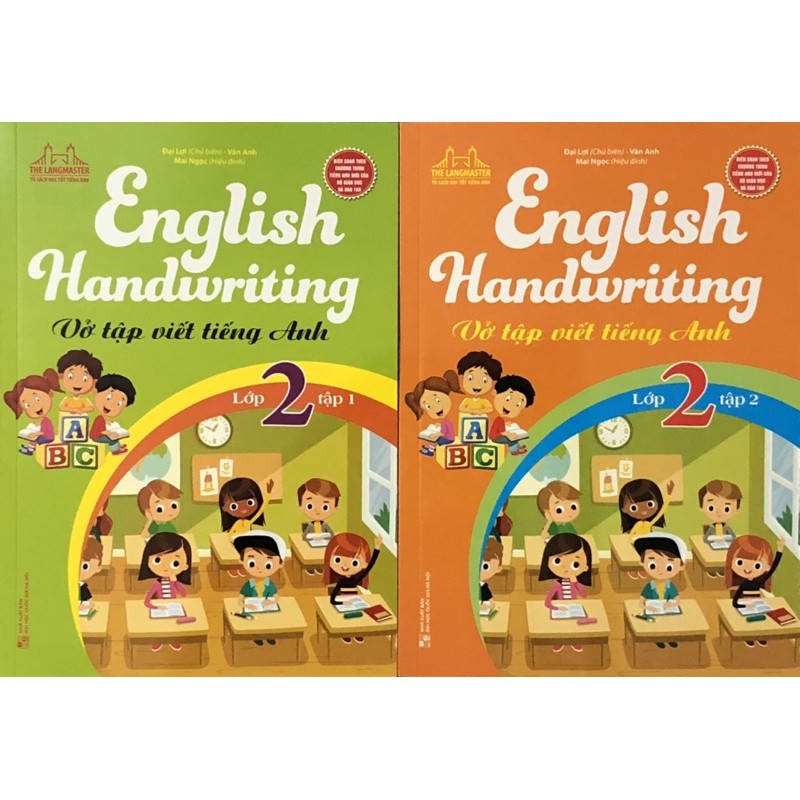 Sách -  English Handwriting - Vở Tập Viết Tiếng Anh Lớp 2