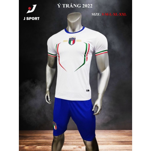 Bộ Quần Áo Bóng Đá Tuyển Italia, nhiều màu, mẫu mới 2021