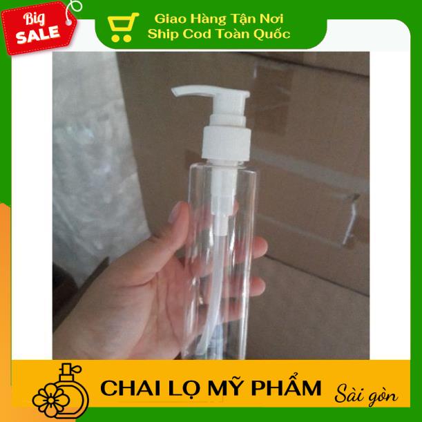 Chai Chiết Mĩ Phẩm ❤ Chai xịt trong vòi nhấn sữa tắm [100ml,150ml,200ml,250ml], phụ kiện du lịch