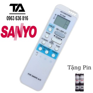 ( BH 6 THÁNG ) Điều khiển điều hòa Sanyo┃Remote máy lạnh Sanyo