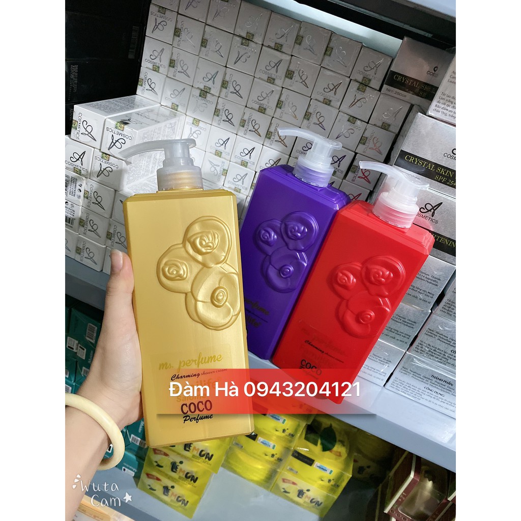 Sữa tắm nước hoa COCO 800ml