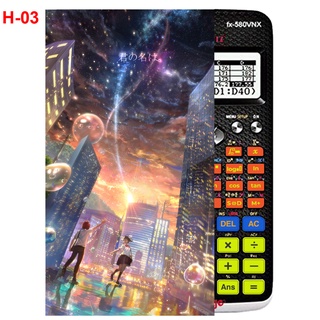 Decal Máy tính CASIO fx570, fx580...anime Your Name (các mẫu)