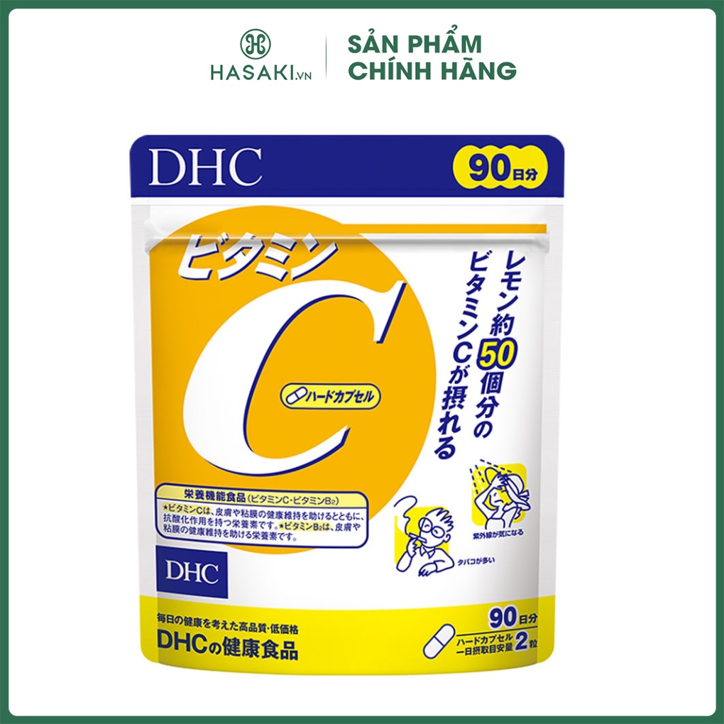 Viên Uống DHC Bổ Sung Vitamin C 30 Ngày 60 Viên Vitamin C Hard Capsules  Hasaki Sản phẩm chính hãng