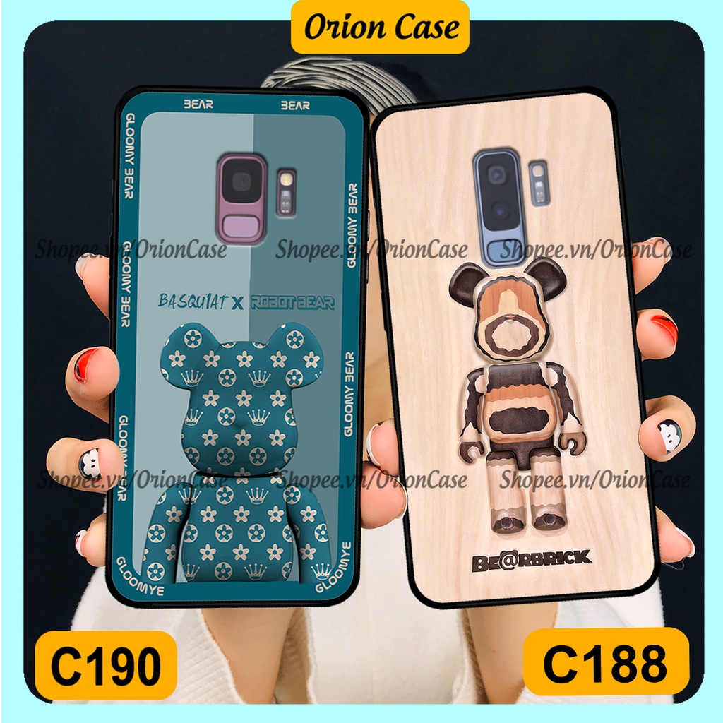 Ốp lưng Samsung S9 - S9 Plus - S9+ in hình bearbrick 3D thời trang, cá tính. ốp chống sốc, bền đẹp