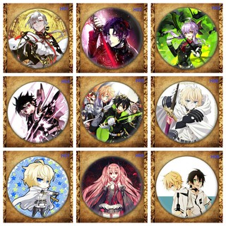 Huy hiệu Anime Owari No Seraph Thiên Thần Ngày Tận Thế huy hiệu cài áo balo mũ túi