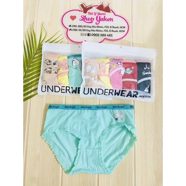 ♥️ Quần Lót Nữ ♥️ Combo 5 Quần Lót cotton Nữ Thoáng Mát