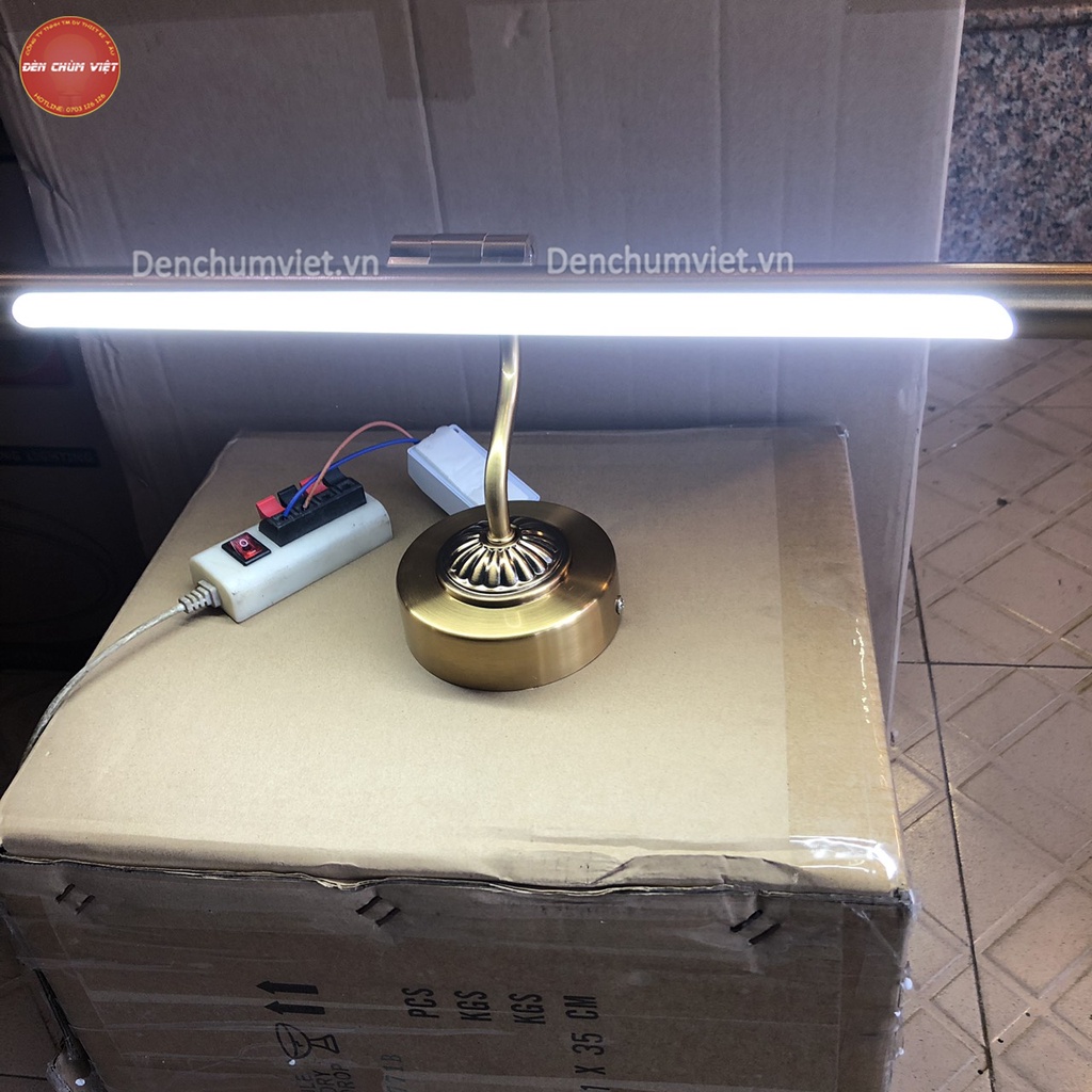 Đèn soi gương, đèn rọi tranh led 3 chế độ màu