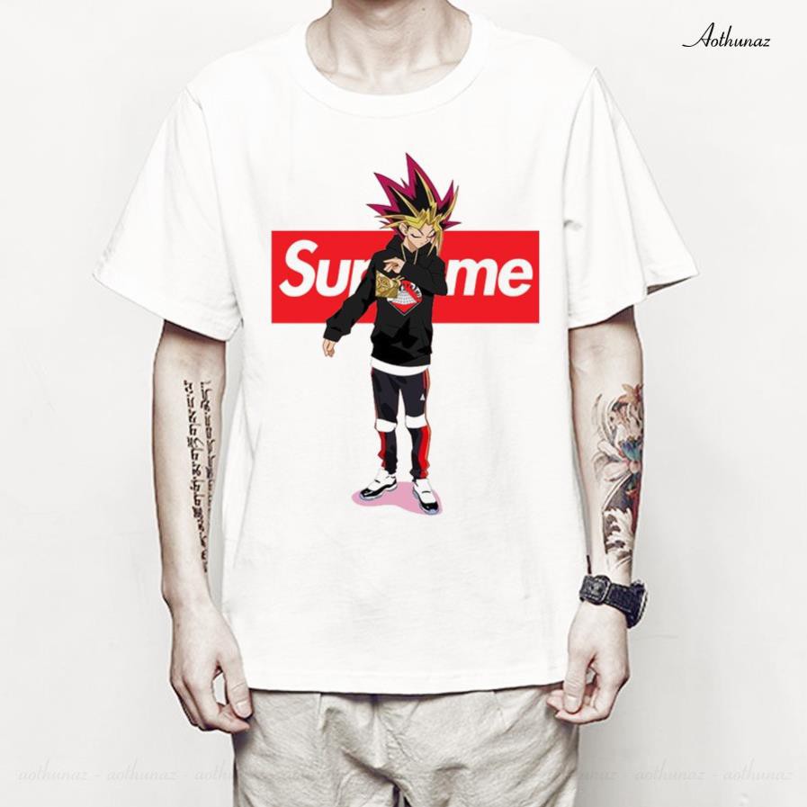 HOT- Áo thun Anime in hình Yugioh phong cách Supreme - Mẫu mới F2317 - hàng độc quyền