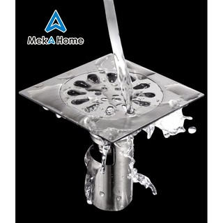Hố ga thoát nước, phễu thoát sàn nước Inox 304 MekaHome