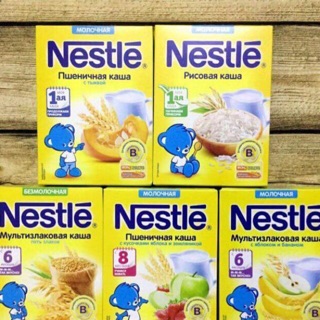 Bột ăn dặm nestle nga