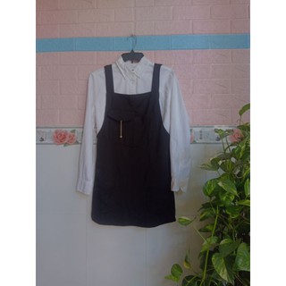 Đầm yếm đen siêu đẹp hàng secondhand Size S