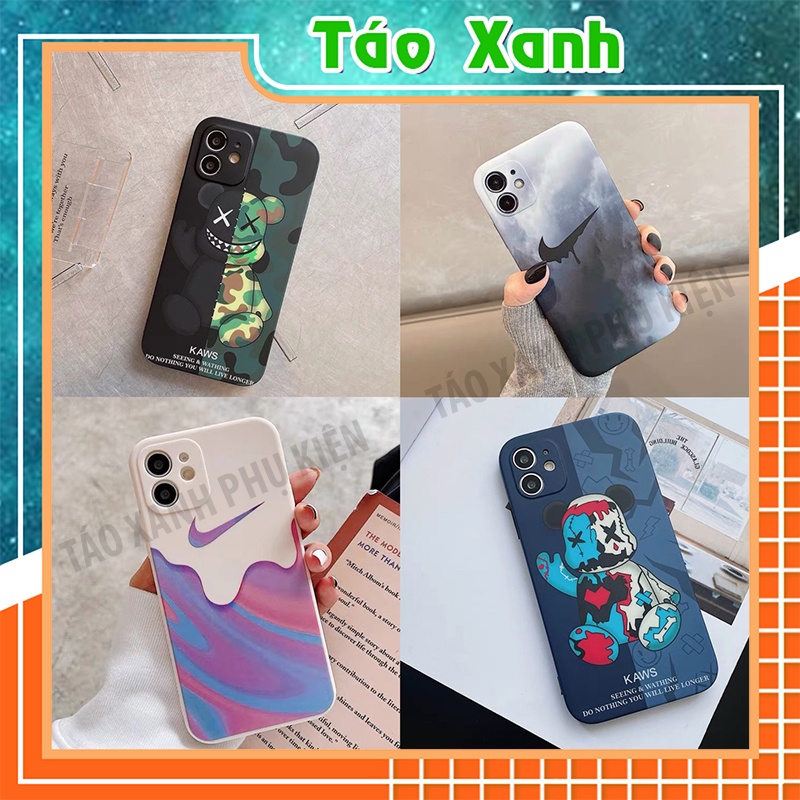 Ốp Lưng Iphone Cạnh Viền Vuông 6/6plus/7/7plus/8/8plus/x/xs/11/12/pro/max/plus/promax Mẫu Mới