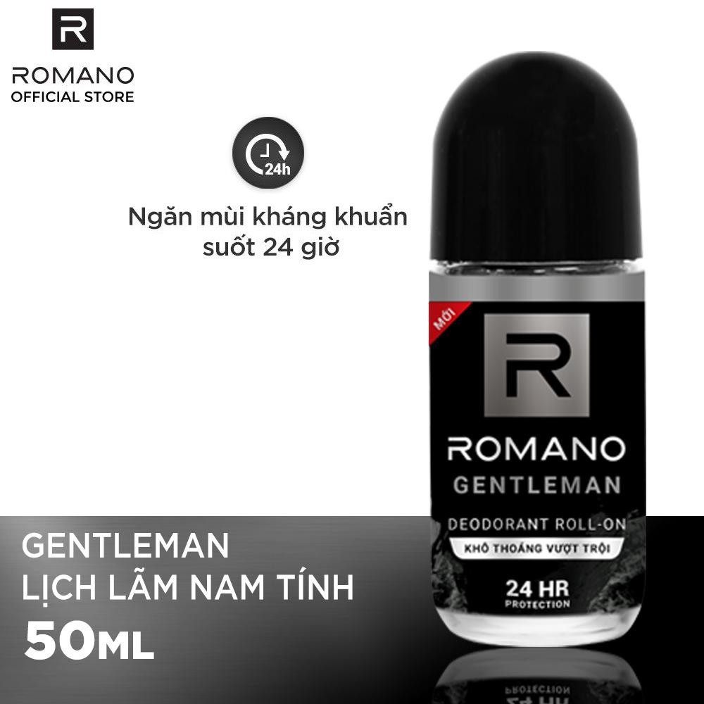 Lăn khử mùi Romano Gentleman chai 50ml