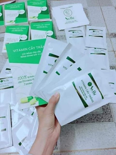 Gói 50 Viên Vitamin Cấy Trắng Sa Thị