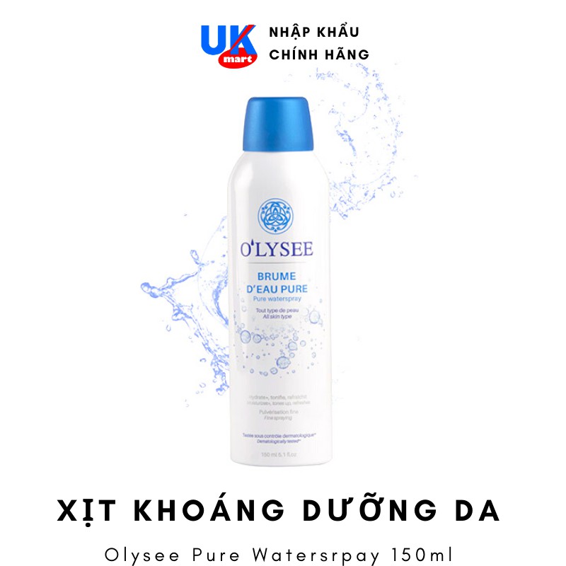 Xịt Khoáng Dưỡng Da Olysee Pure Watersrpay 150ml