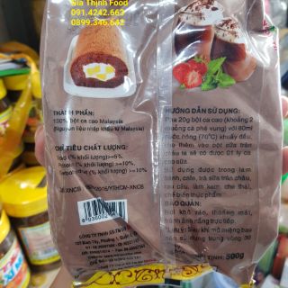 Bột cacao đắng Minaco 500gram