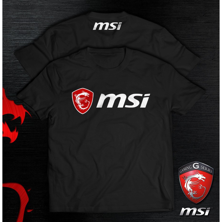 Áo thun MSI GAMING LOGO đẹp giá rẻ