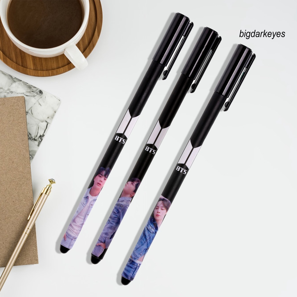 Bút Mực Gel Ngòi 0.5mm In Chữ BTS LOVE YOURSELF