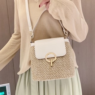 Túi cối phối nắp da phong cách cổ điển