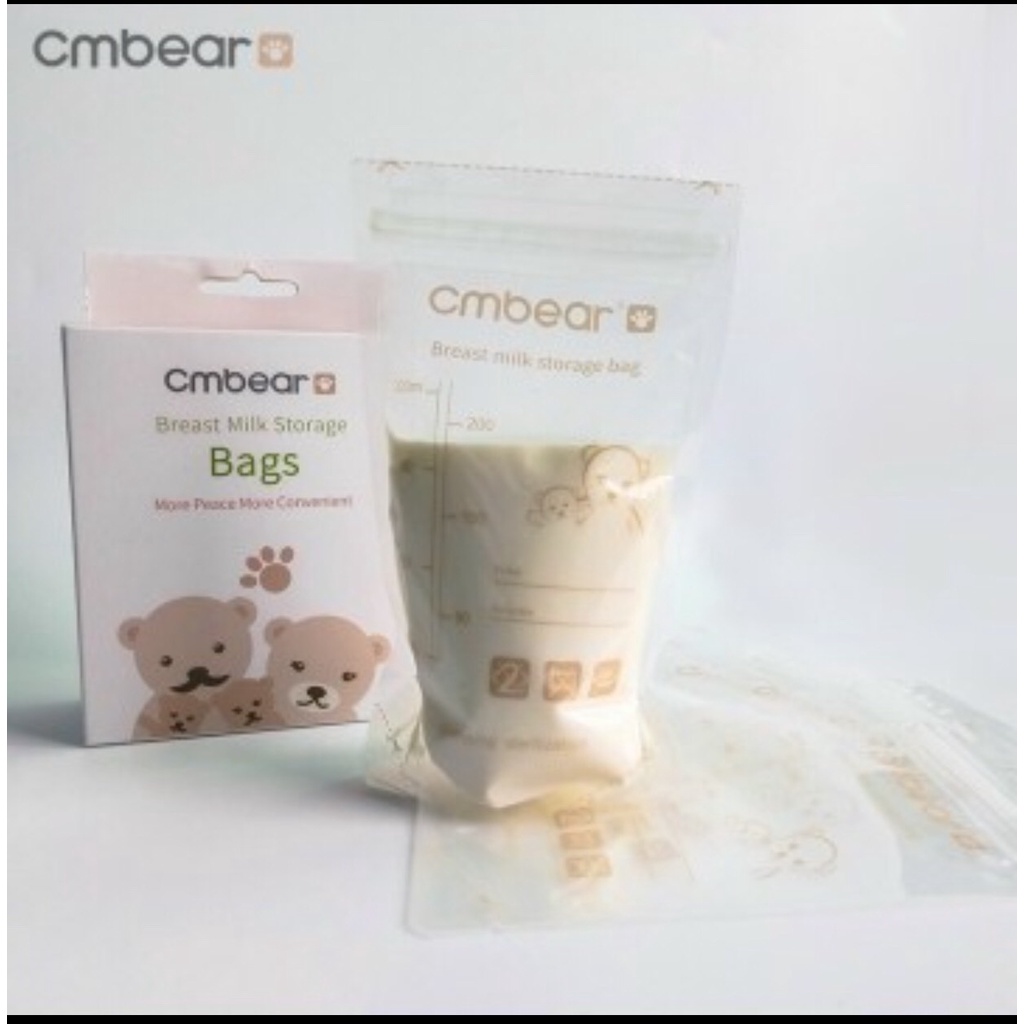 Hộp 30 gói trữ sữa cmbear 220ml