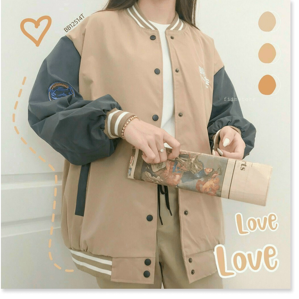 Áo khoác dù bomber FORM RỘNG CỰC CHẤT phong cách mới cho các bạn trẻ KME FASHION