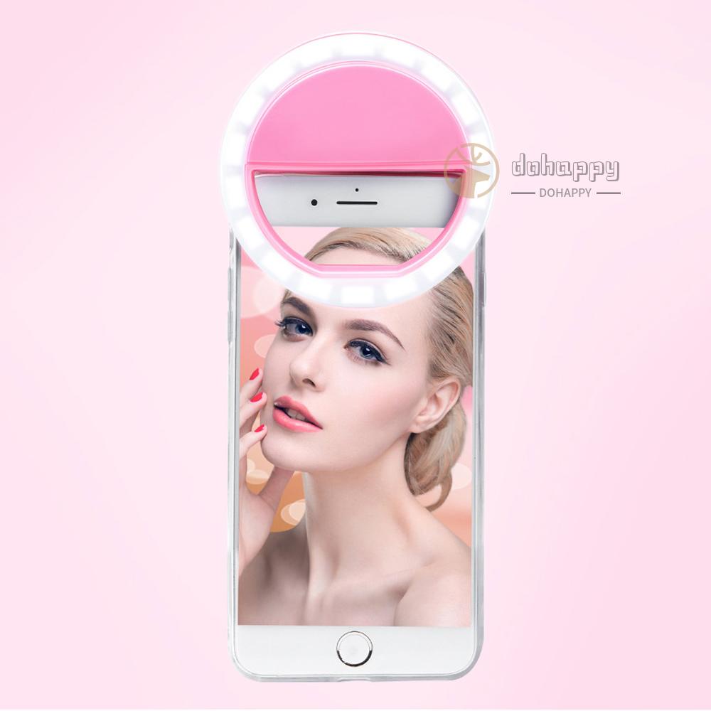 Đèn Led Tròn Kẹp Điện Thoại Hỗ Trợ Chụp Ảnh Selfie | BigBuy360 - bigbuy360.vn