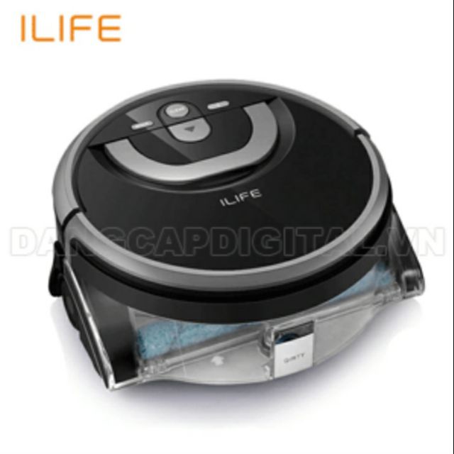 Robot Lau Nhà iLife W400 - Kích thước 282x292x118mm, Dung lượng thùng rác 0.9L