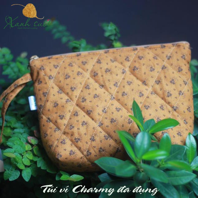 Túi ví cầm tay Charmy Base- đựng mỹ phẩm, đồ cá nhân- Maylala handmade