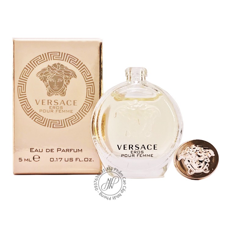 - Nước hoa nữ VERSACE Eros Pour Femme Eau De Parfume 5ml