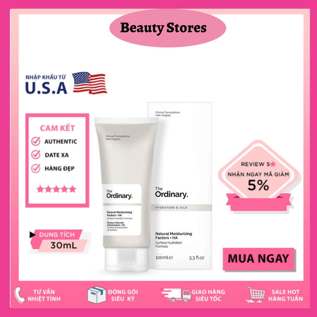 [Bill hãng] The Ordinary - Natural Moisturizing Factors + HA Kem dưỡng ẩm trị mụn sáng da | BigBuy360 - bigbuy360.vn