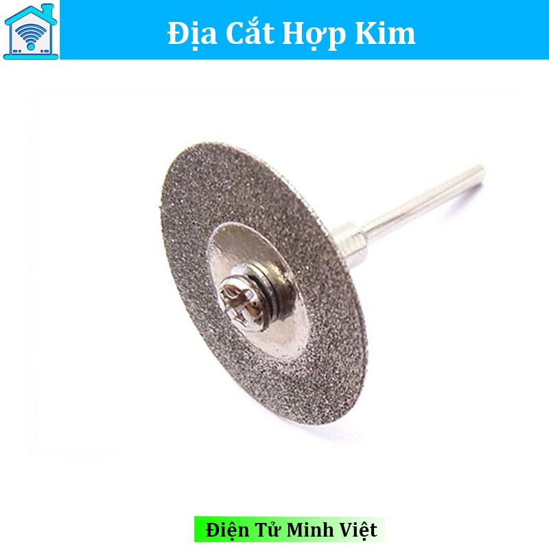 Đĩa Cắt Hợp Kim Nhiều Đường Kính - Tặng Trục Cắt 3mm Giá Rẻ