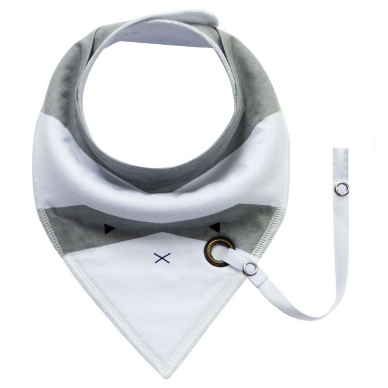 Yếm Ăn Cotton Hình Tam Giác Cho Bé
