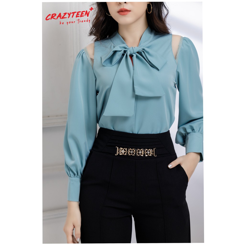 Quần ống loe nữ CRAZYTEEN phong cách thanh lịch, sang trọng(Q0025) | BigBuy360 - bigbuy360.vn