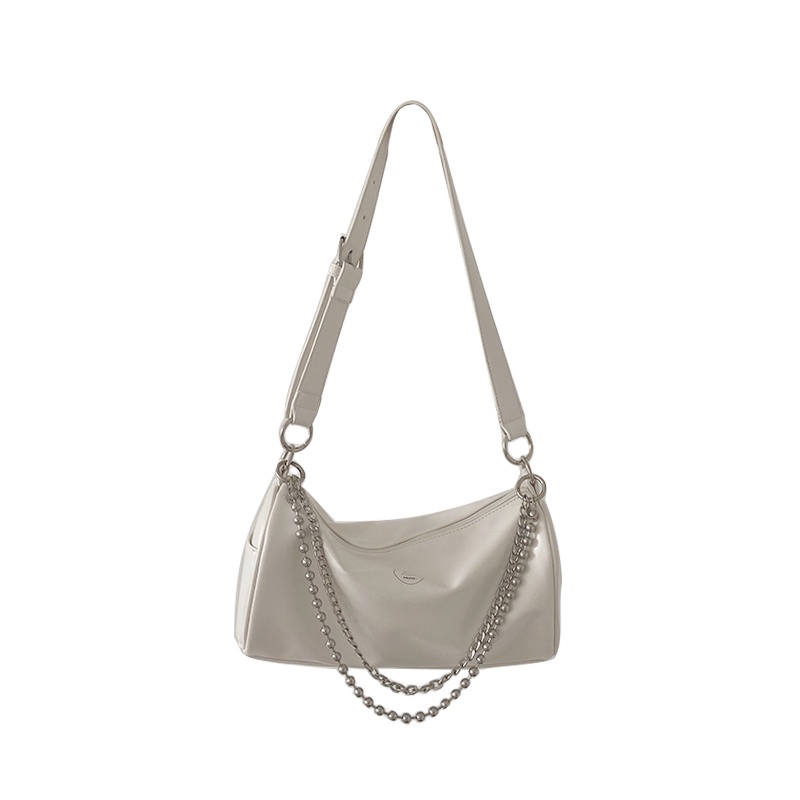 Túi Đeo Vai Hình Trụ Phối Dây Xích Thời Trang Mùa Hè Hàn Quốc 2022