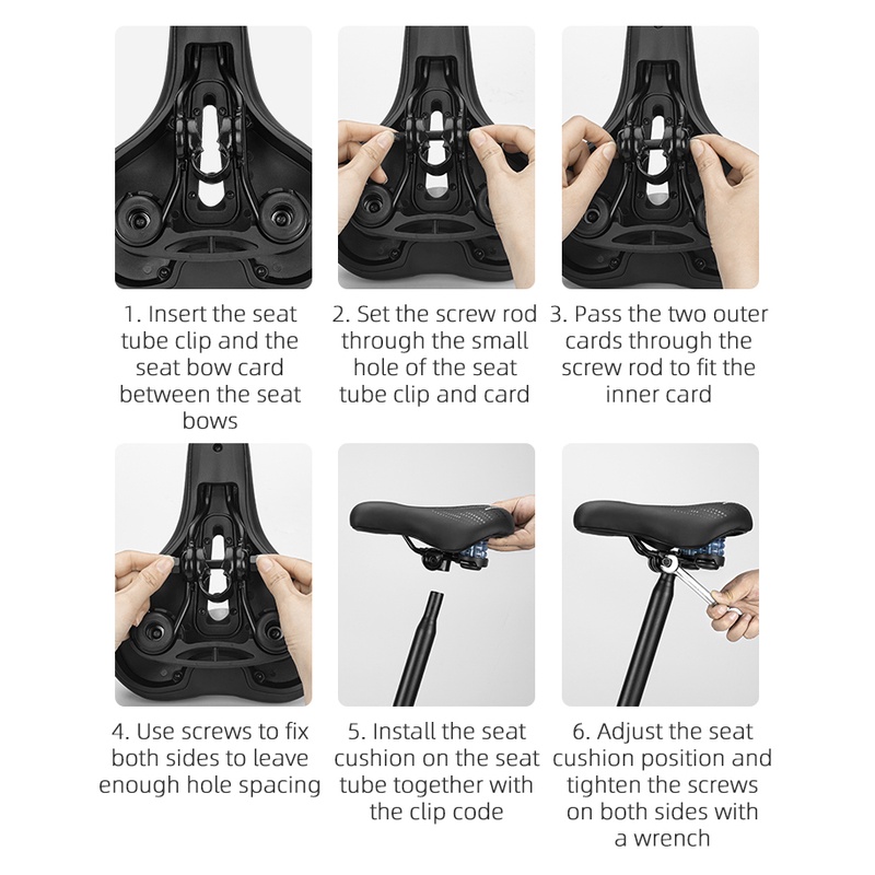 Rockbros Yên Xe Đạp Leo Núi Thoáng Khí Chống Sốc Chuyên Dụng