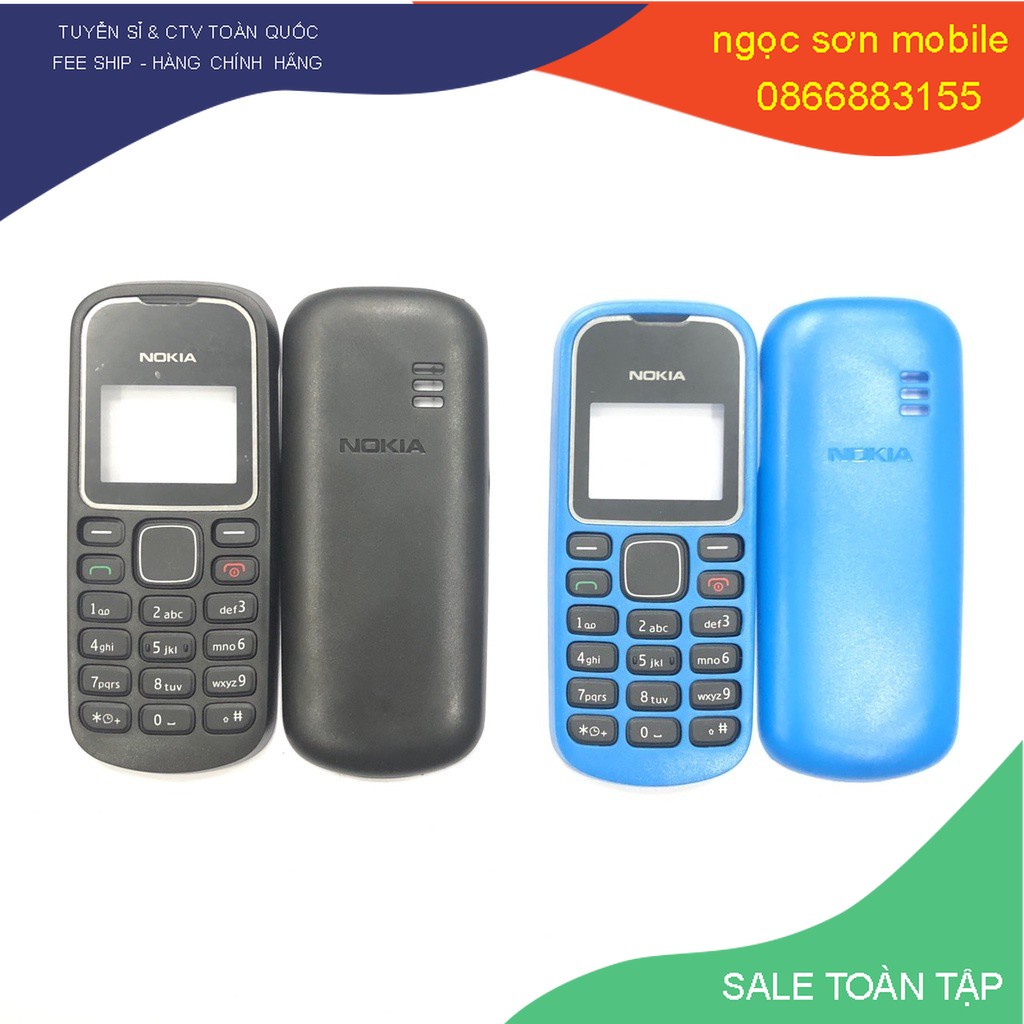 vỏ điện thoại giá rẻ, Vỏ điện thoạiNokia 1280 - 1202 Loại Xịn ngọc sơn moibile