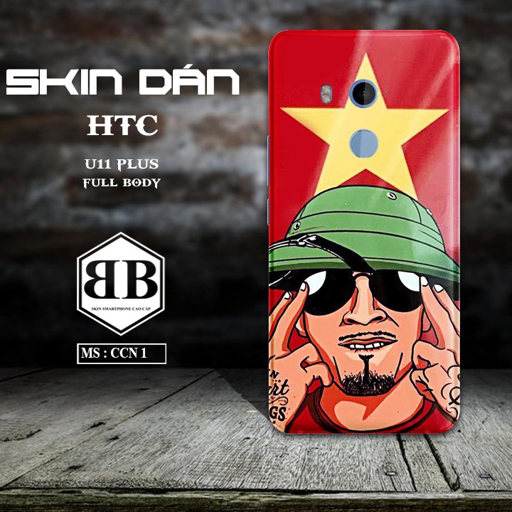 Dán Skin HTC U11 Plus Keo Dán Chuẩn 3M dùng thay ốp lưng in hình sưu tầm