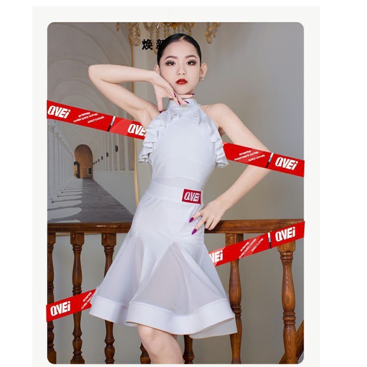 Bộ Váy Khiêu Vũ Latin Chuyên Nghiệp Thời Trang Mùa Hè Cho Bé Gái