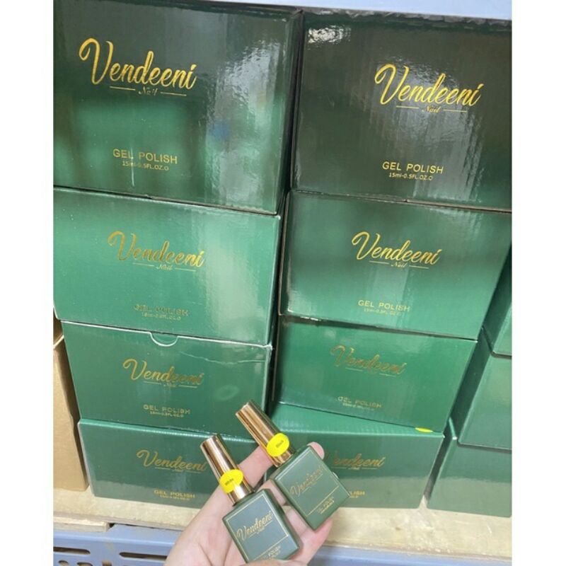 sơn gel trắng đen vendeeni 15ml