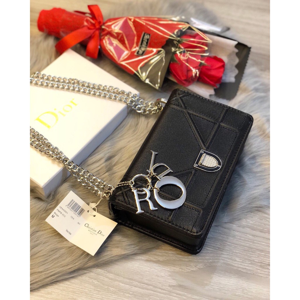 Túi xách dior da sần vỡ hộp