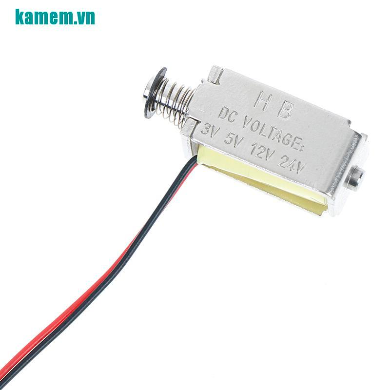 Nam châm điện từ loại đẩy siêu nhỏ 12v Dc 4mm