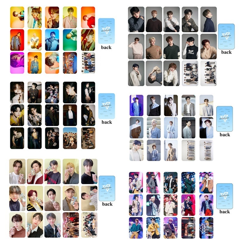 SEt 30 tấm thẻ ảnh lomo card KPOP Seventeen
