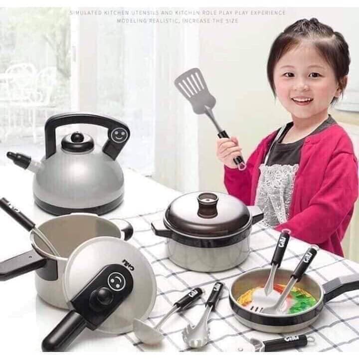 Bộ đồ chơi 36 món cho bé gái và bé trai Đồ chơi nấu ăn Kitchen Set